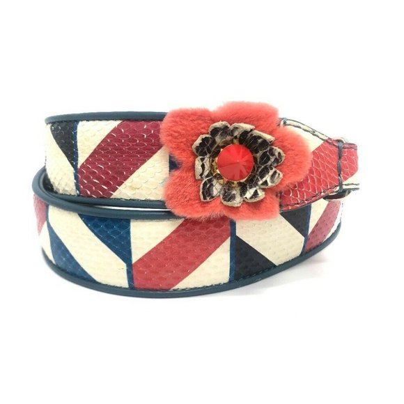 FENDI 8AV077 Flower Bag Accessories Shoulder strap